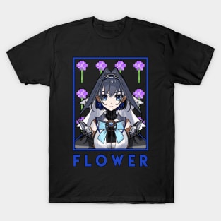 Ouro Kronii Flower Hololive English Council T-Shirt